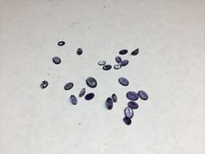 Natural, Oval Cut IOLITE faceted gem, 24 pcs LOT 10.20 cts A-