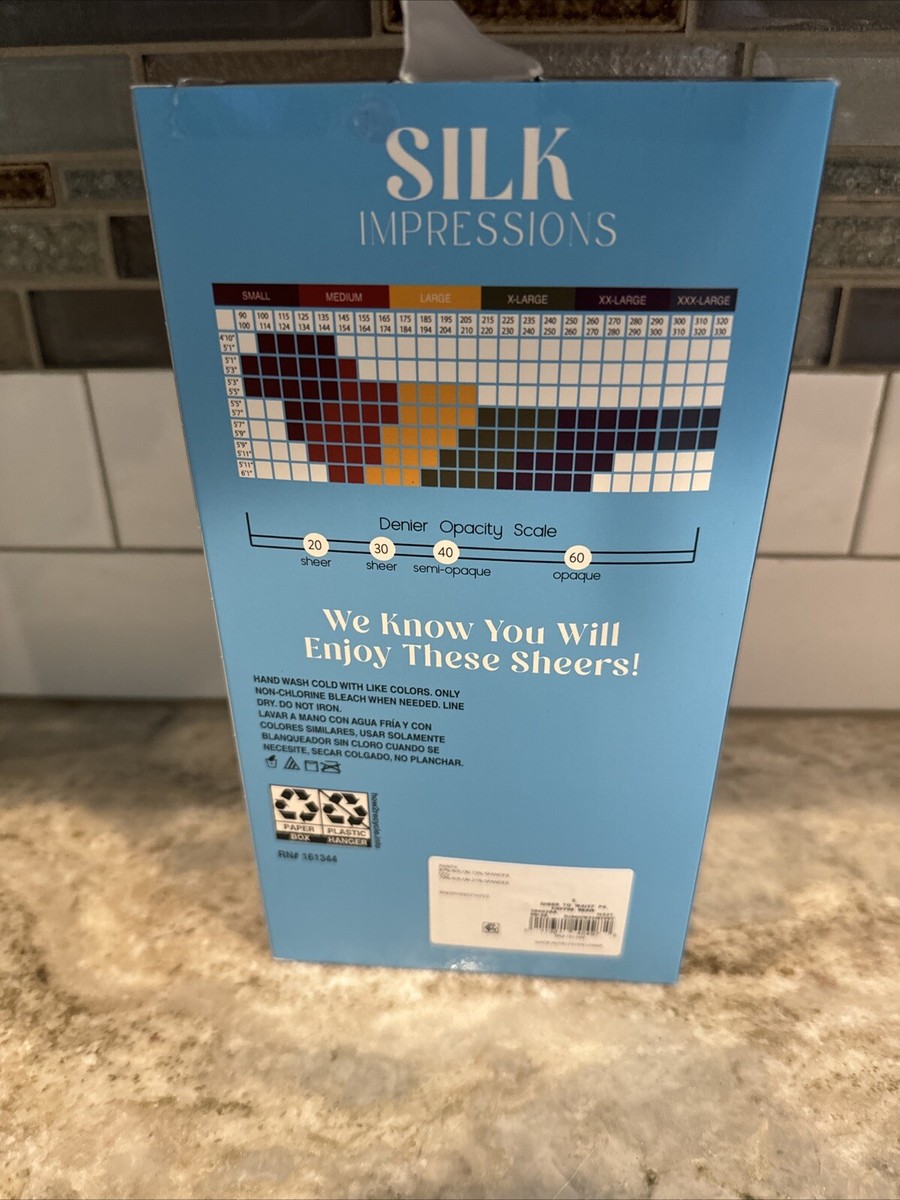 🌳Silk Impressions Pantyhose, Sheer 4Allday, 4-Pack, SM Coffee