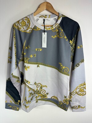Authentic w CLG Versace Collection V800687O  Sweatshirt Size S