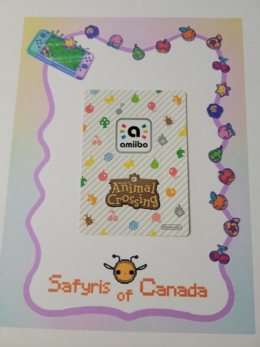 Carte amiibo Sprinkle #176 Animal Crossing authentique jamais numérisée - Photo 2/3