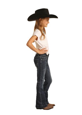 Rock & Roll Cowgirl Girls Trouser Jean G5F1702
