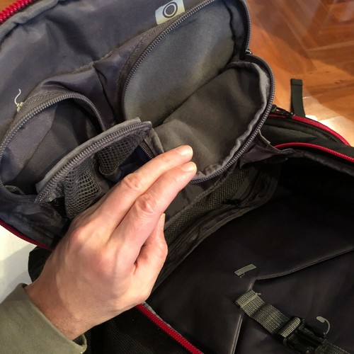 Asus Backpack Gaming ROG Nomad 17 inch Laptop Black Bag Republic of Gamers RARE - Zdjęcie 7 z 12