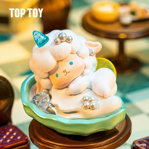 Toptoy Curly Sheep Meji Food Court Series Blind Box Figures Confirmed Toys Gift - Picture 7 of 9