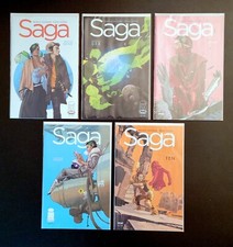 Saga #1,6,7,8,10 by Image Comics lot 2012  1s...