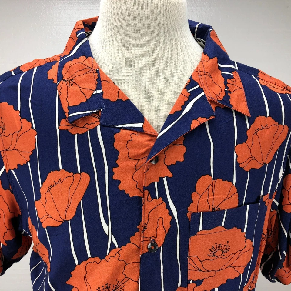 Sovereign Code XL Multicolor Floral Short Sleeve Button-Up Casual NWT Men Shirt - Image 2 of 4