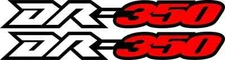DR350 Dr 350 Swingarm Stickers Decals Graphics airbox tank dirtbike red