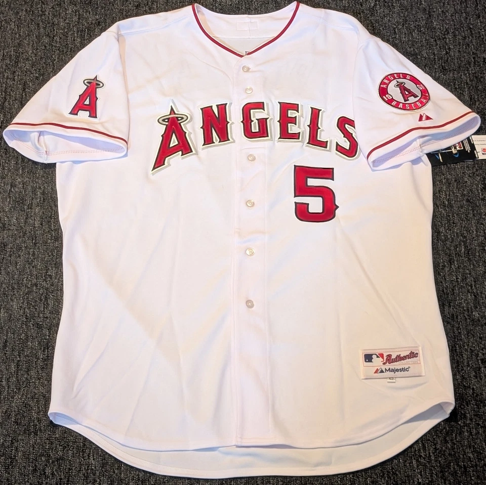 Albert Pujols Signed Los Angeles Anaheim Angels Majestic Home Authentic Jersey   - Image 2 of 4