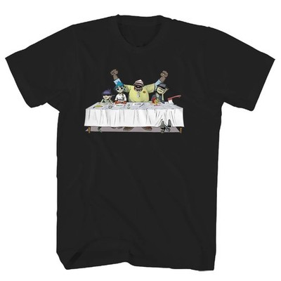 Gorillaz Dinner Table Band T-shirt - Jamie Hewlett Rise of the Ogre - New Shirt