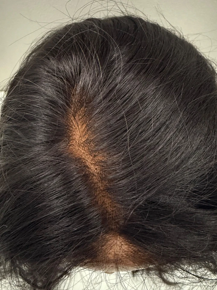 Hairvivi Peluca Cabello Negro Natural 16" Foto 2 de 4