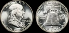 1950 Franklin Half NGC PF68 Brilliant White PR68 Light Frost POP only 39
