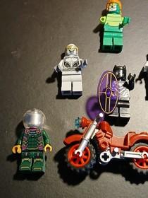 Lego Marvel Super Heroes Scorpion Minifigs Lot Hydro Man Black Panter Mysterio 