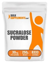 BulkSupplements.com Sucralose Powder  Sweetener Sugar Substitute for Baking 250g