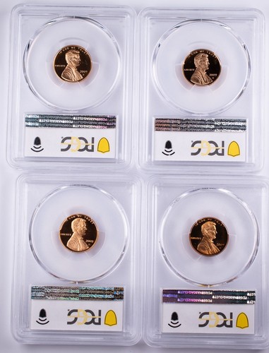 Certified 2009 Lincoln Cents PCGS PR69 RD DCAM x4 Lincoln-Presidency 1c - Picture 6 of 7