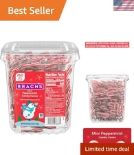 Holiday Classic 260 Mini Peppermint Candy Canes - Perfect for Sharing & Snacking