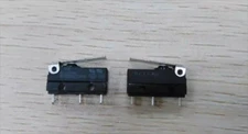 2Pcs New For ZING EAR G905 Waterproof Micro Switch Straight Shank Type