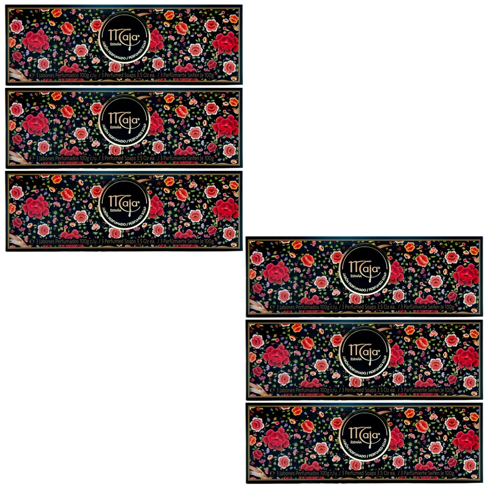 Maja Espana Jabón Perfumado Floral Clásico 6 x 3 Pieza Cada 100g - Imagen 1 de 1