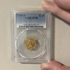 1925 D  Indian Gold Quarter Eagle $2.50 Coin PCGS graded AU58 Beautiful Coin!