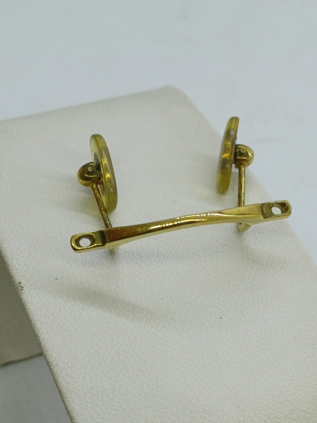 VINTAGE AUTHENTIC CARTIER C DECOR EYE/SUNGLASSES RIMLESS BRIDGE FOR PARTS 19MM image 6
