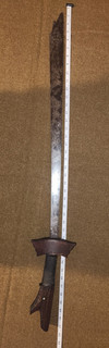 Philippine Moro Kampilan Traditional Single Edged Sword