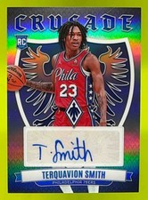 2023 Panini Phoenix Terquavion Smith Crusade Signatures #CS-TER Auto RC 76ers