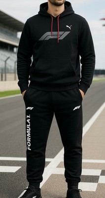 PUMA Trainingsanzug Formula 1 Herren Hose Jacke Trainingsanzug schwarz XL u. 2XL