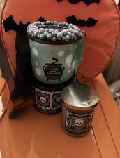 Bath  Body works Lot Candy Apple Cauldron and Wicked Vanilla woods 3 piece