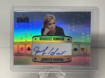 2025 Leaf Metal Poker Jennifer Harman Bracelet Winners Prismatic Silver 2/25