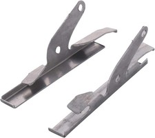 4" Jalousie Window Glass Clip for Pan Am, Look | Set, Left and... 