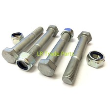 FITS DEFENDER & DISCOVERY 1 FRONT RADIUS ARM NUT & BOLT SET X4 NUTS BOLTS