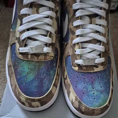 NIKE AIR FORCE 1 LV8 galaxy CAMO 718152 - 300 MENS size 10 rare | eBay