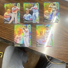 Topps Chrome Fortune 15 5 Card Lot Devers Guerrero Jr Machado Alonso Mayer 2025