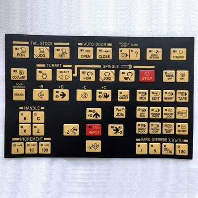 1x CNC Lathe Operating Keypad Film For Hyundai Kia Wia Kiaturn SKT SKT21 KIT450