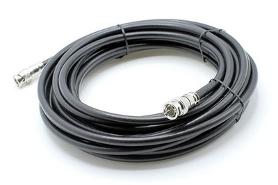 HD SDI Cable - Black Coaxial BNC Male to Male 200ft - 75 Ohm 3Gbps