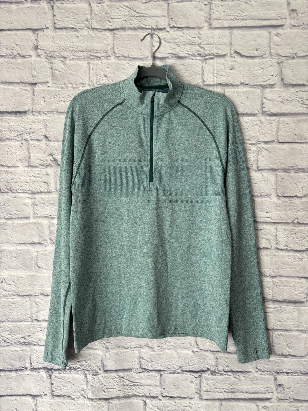 Rhone Celliant Performance Active Top Teal Men’s M Quarter Half Zip Hike