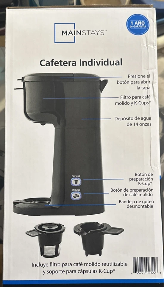 Single Serve Coffee Maker Dual Brew K Cup Ground Coffee - Image 2 of 4