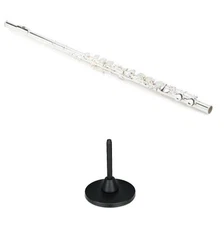 Tromana FL300 Student Flute with Stand - Silver-plated