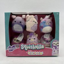 Squishville Original By Squishmallows Purple Pals Squad  NEW Sealed