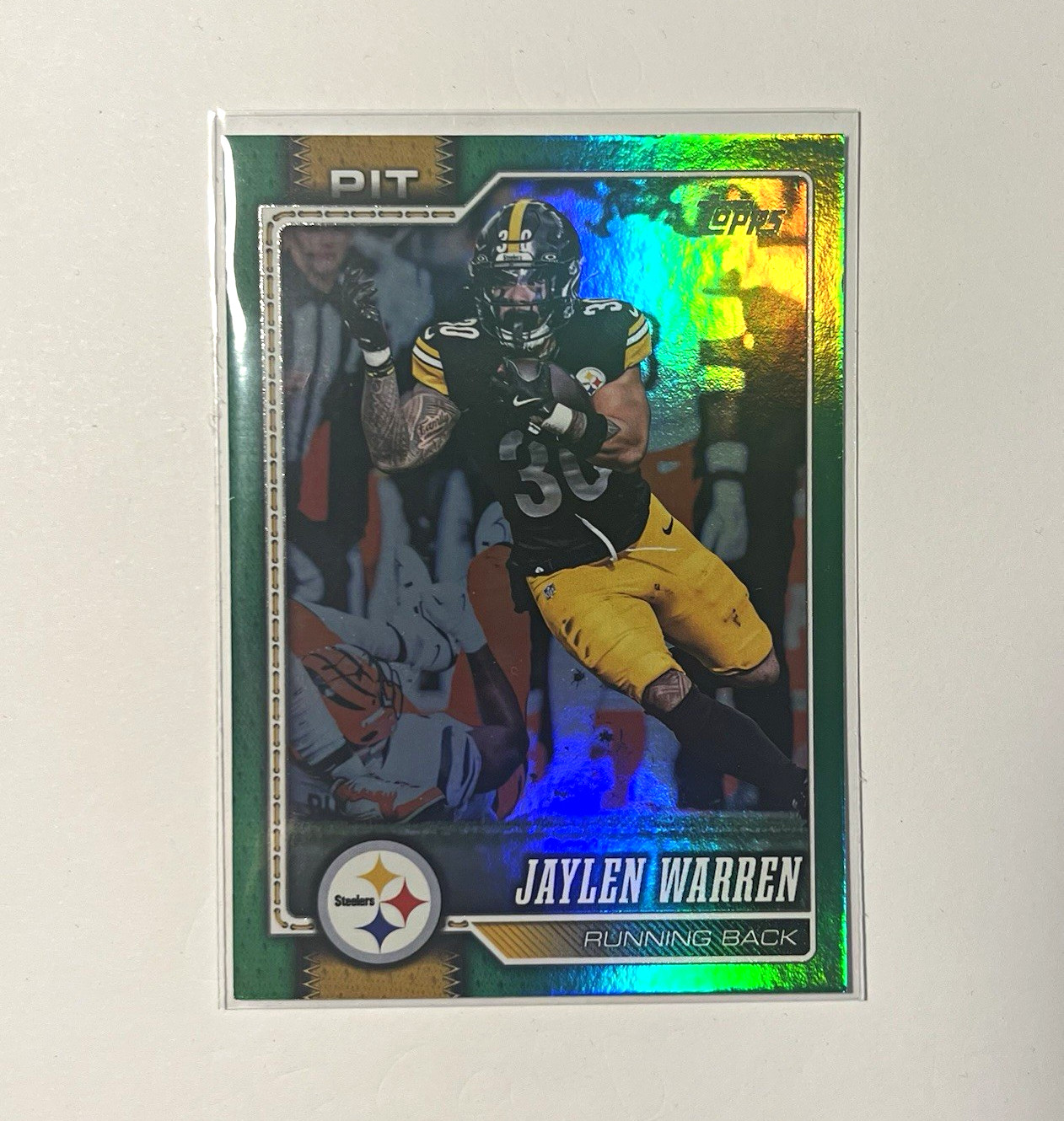 Topps 2026 Jaylen Warren #174 Pittsburgh Steelers Serial Numbered 75/99