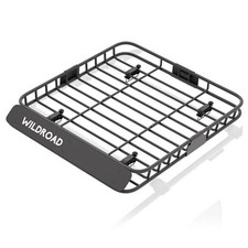 Roof Rack Cargo Basket, Upgraded 4  Fence Car Roof Basket, 43"x 43" Cargo Rack