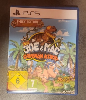 New Joe & Mac Caveman Ninja | T-Rex Edition | mit Bonusartikeln | NEU CIB OVP