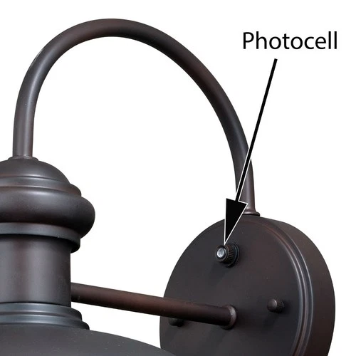 Franklin 1-Light Outdoor Wall Sconce in Farmhouse and Barn Style 15 Inches Tall - Picture 2 of 5