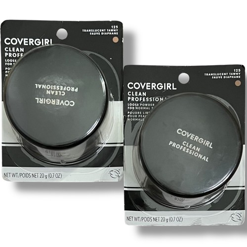 Covergirl Clean Professional Loose Powder Translucent Tawny 125 Discontinued x2 - Picture 6 of 6