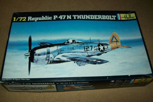 HELLER REPUBLIC P-47 N THUNDERBOLT 1:72 scale plastic kit