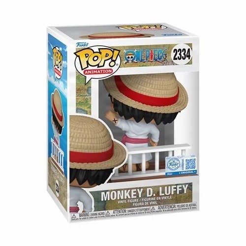 Funko Pop One Piece Straw Hat Pirates Monkey D Luffy 2334 EE Exclusive