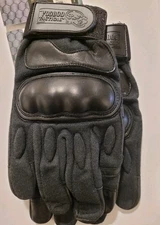 Voodoo Tactical Phantom Hard Knuckle Gloves, Black, Size L