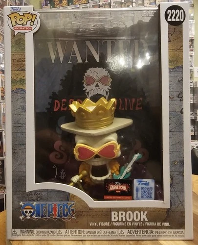 Funko Pop One Piece Brook Wanted Poster #2220 TargetCon 2026 Exclusive New