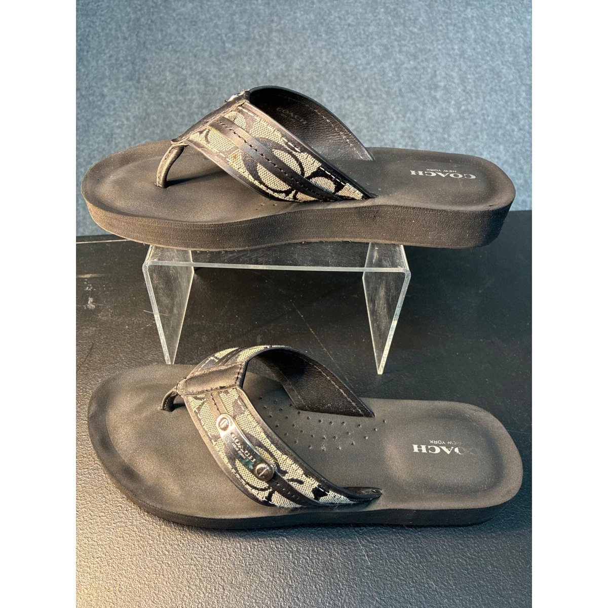 Coach Flip Flop Low (1-1.9 in) Heel Height Sandals for Women for