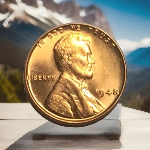 1948 P Lincoln  Unc  With FREE SHIPPING