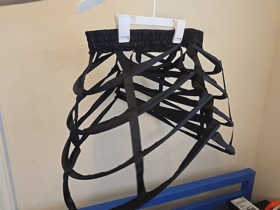 4 Aros Falda Enagua Práctica Medio Deslizamiento Portátil Abusto Jaula Aro Falda Jaula Foto 3 de 4