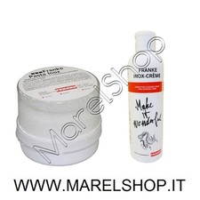 Pasta crema Franke Inox per pulizia piani cottura rubinetti lavelli forni 300 g